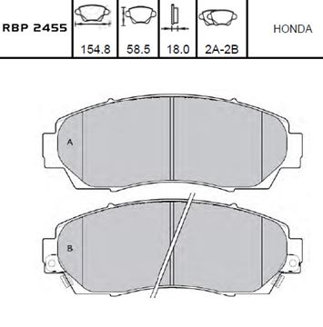 FREN BALATASI ÖN DİSK - CRV 1.6 DİZEL 15- resimleri