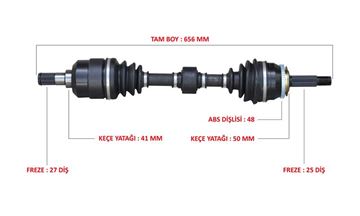 AKS KOMPLE SOL (ABSLİ) -  ACCENT ERA 1.5 CRDI 06- / GETZ 1.5 CRDI 06- resimleri