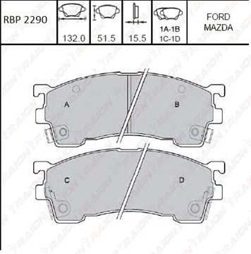 FREN BALATASI ÖN DİSK - 626 FS 92-97 resimleri