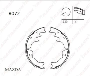 FREN BALATASI ARKA PABUÇLU - B2500 4X2/4X4 97-00 resimleri