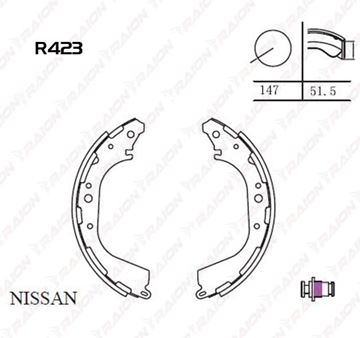 FREN BALATASI ARKA PABUÇLU - PICKUP SKYSTAR 02-05 (YD25) resimleri