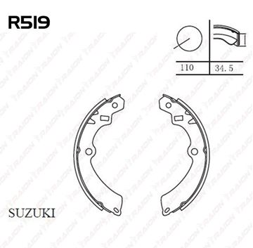 FREN BALATASI ARKA PABUÇLU - VITARA 3 KAPI 90-98    resimleri