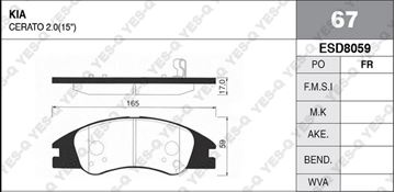 FREN BALATASI DİSK ÖN - CERATO 04-09 resimleri
