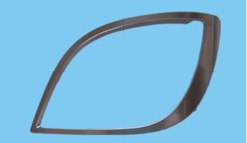 FAR ÇERÇEVESİ (GÜMÜŞ) SOL - XF106 resimleri