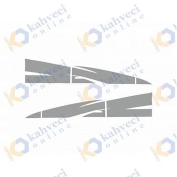 KABİN ŞERİDİ (GRİ) - 2521 YENİ MODEL resimleri